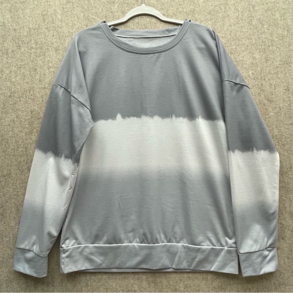 Women's Tie Dye Light Long Sleeve Tee XL